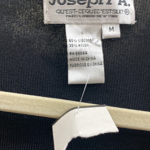 Joseph A NWT women’s size Medium cropped black and white beaded cardigan sweater - Picture 5 of 6